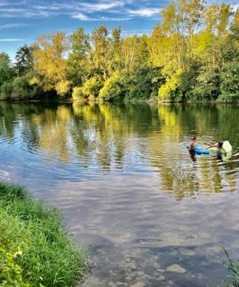 Rivière Les Radeliers entre Dole et Besançon