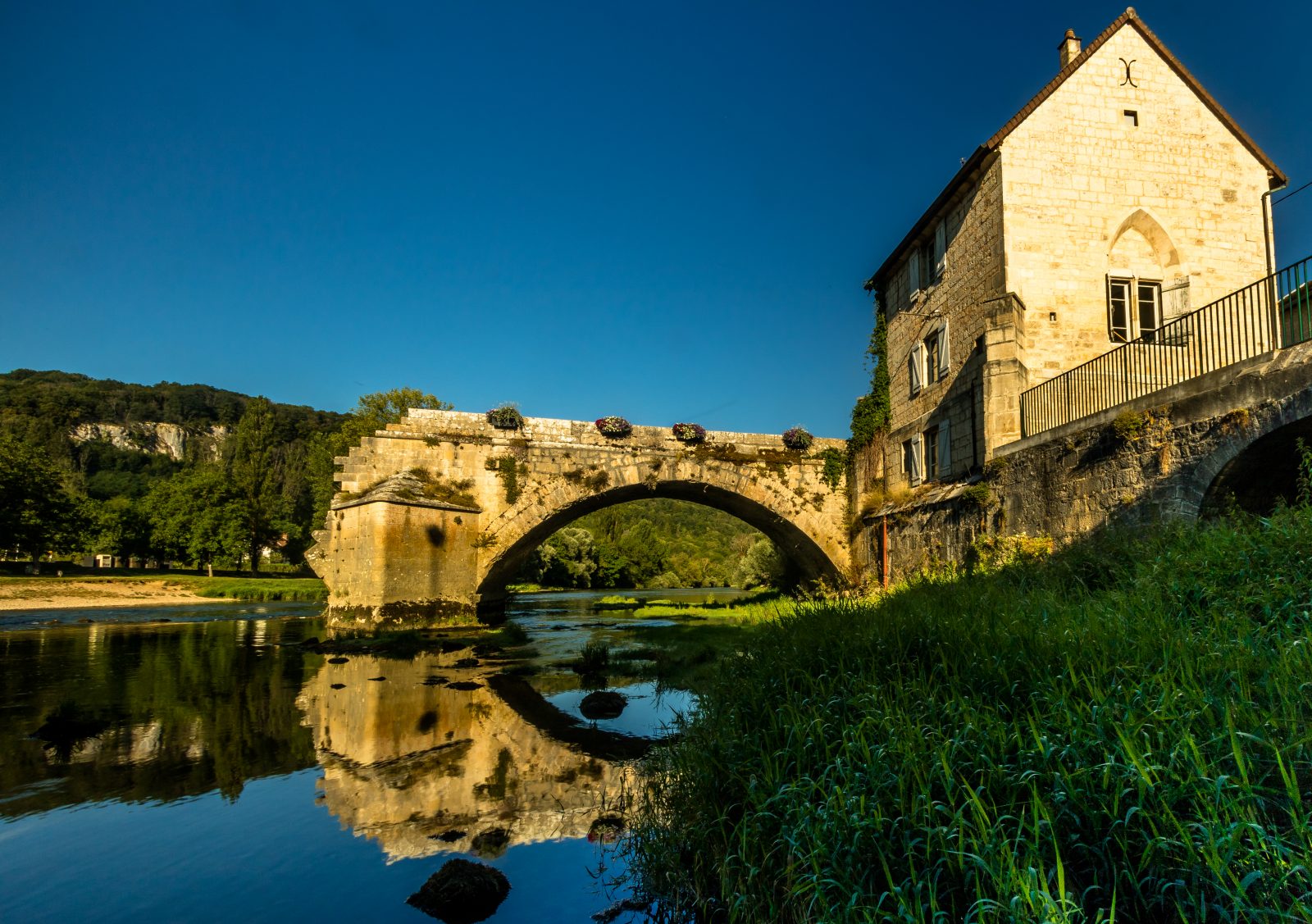 Le pont de Port-Lesney